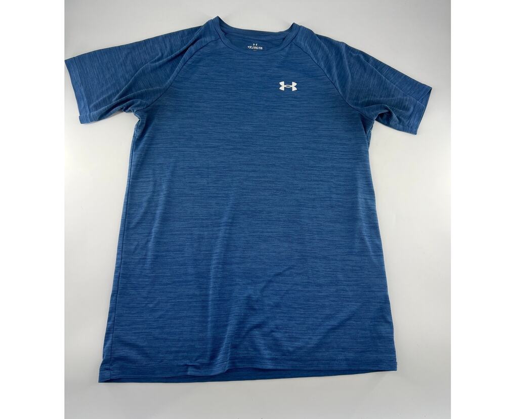Under Armour Youth Shirt Extra Large Blue Kids Boys Sports Active Lounge